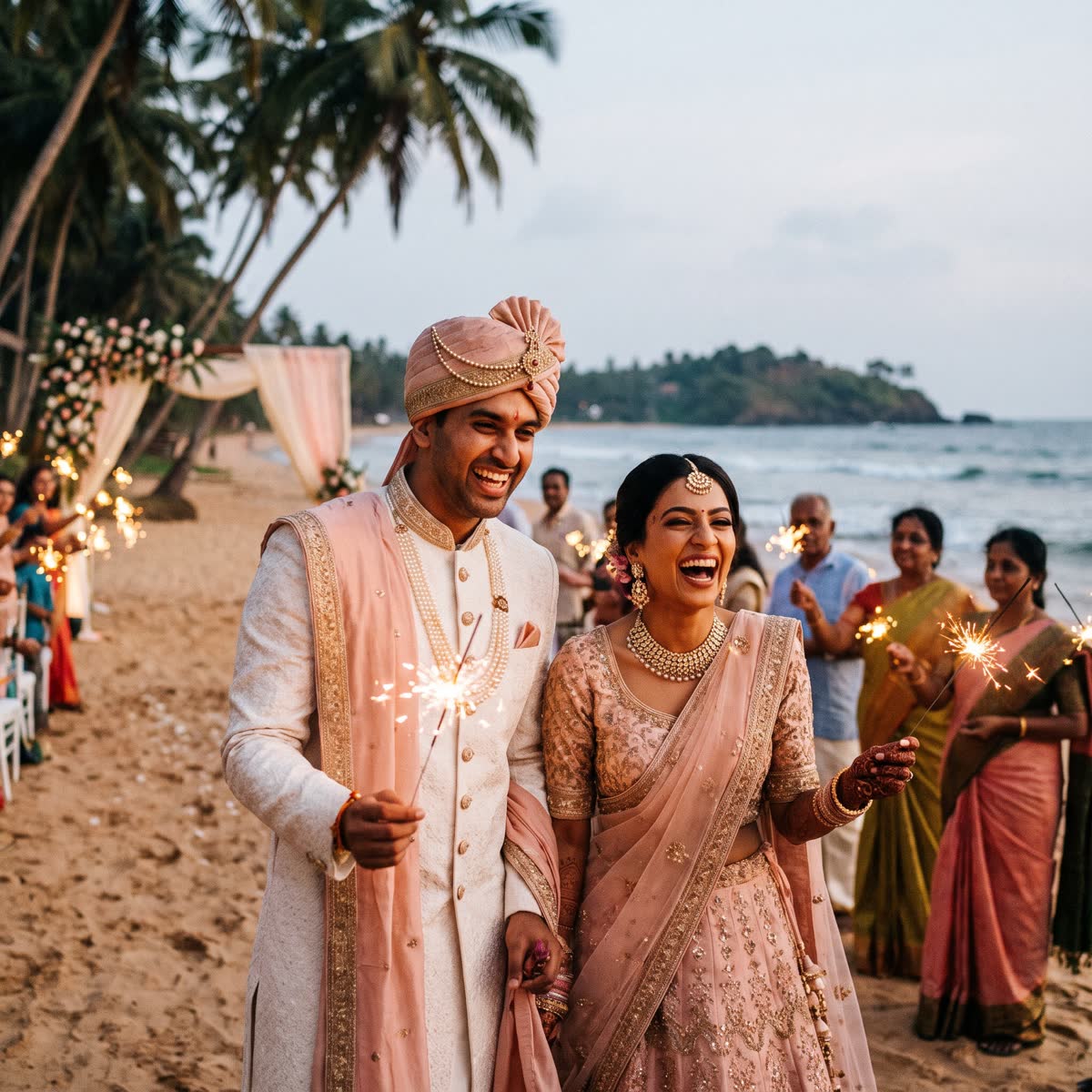 Beach reception