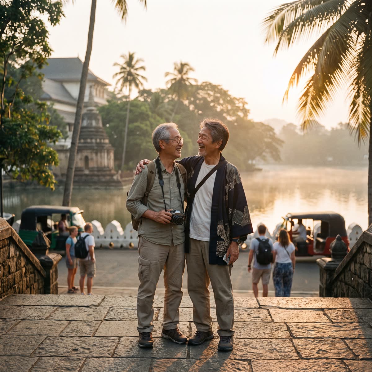 Daniel & Yuki at Kandy