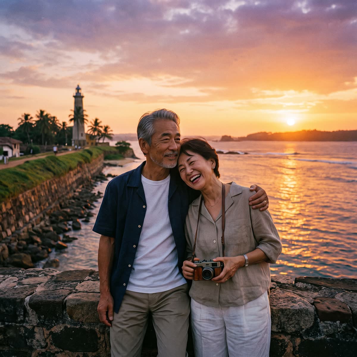 Daniel & Yuki at Galle
