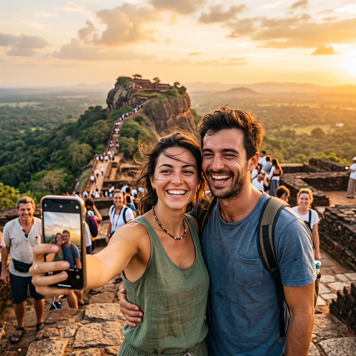 Helena & Mark at Sigiriya