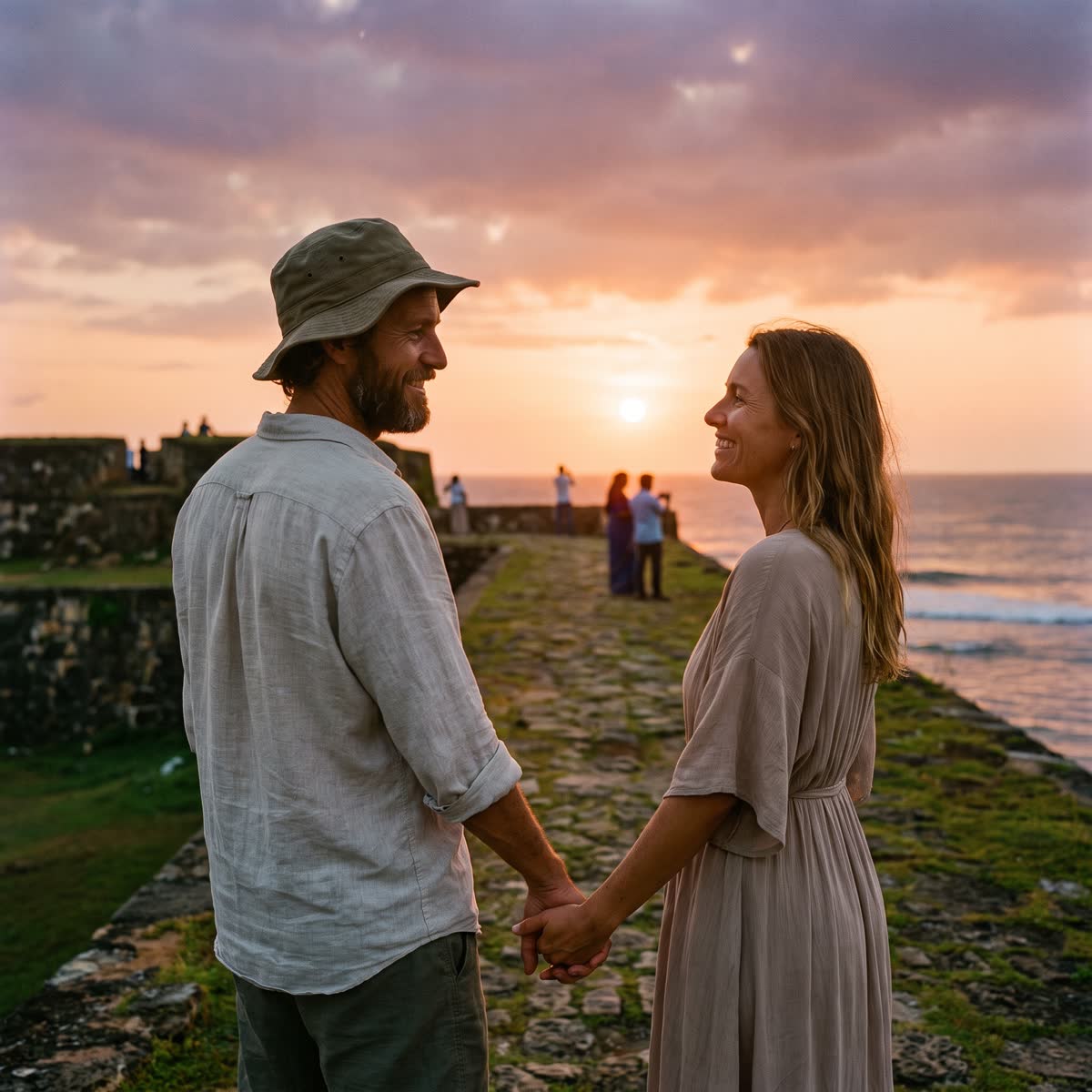James & Lisa at Galle Fort