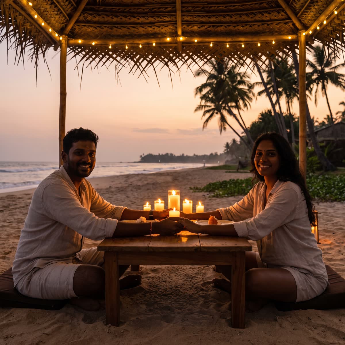 Beach dinner